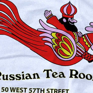 Russian Tea Room White Washed Tee