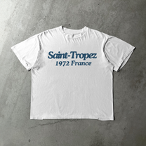 Saint Tropez 1972 | White Heavy Weight Tee