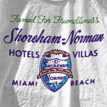 Shonreham Norman Hotels White Washed Tee