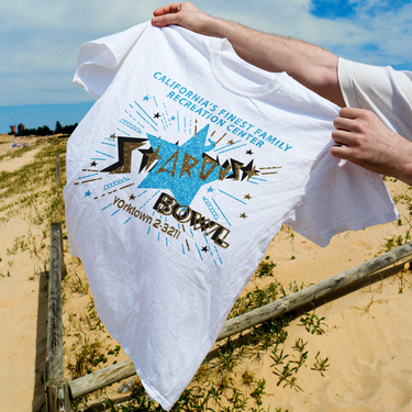 Stardust Bowl California White Washed Tee