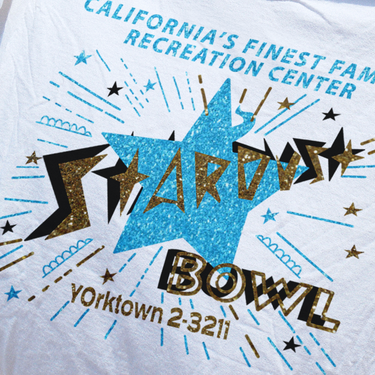 Stardust Bowl California White Washed Tee