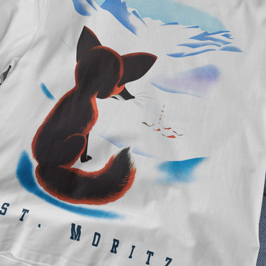 St. Moritz Fox White Washed Tee