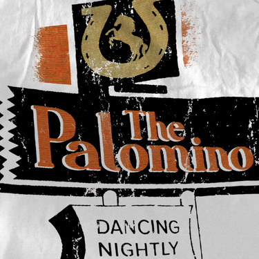 The Palomino, CA White Washed Tee