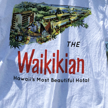 The Waikikian White Washed Tee