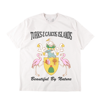Turks &amp; Caicos Islands | White Heavy Weight Tee