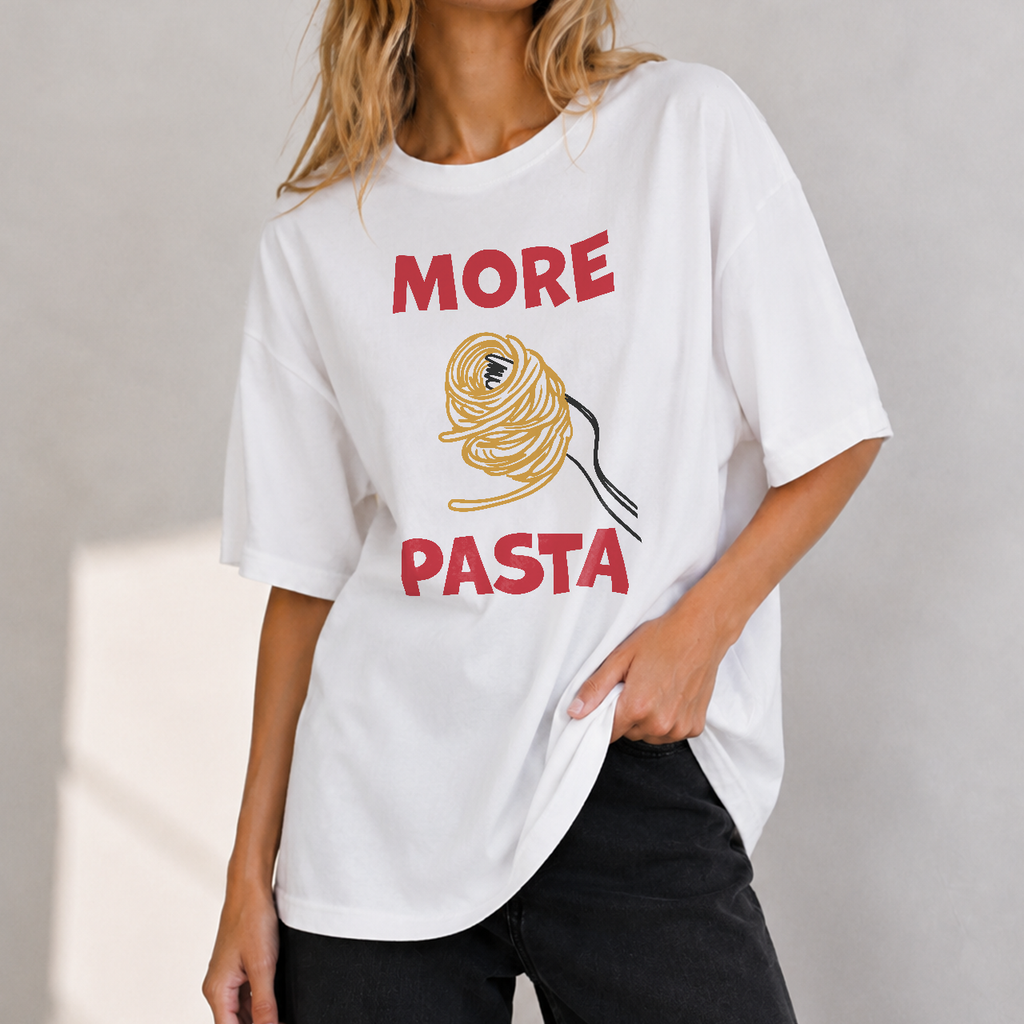 More Pasta White Tee
