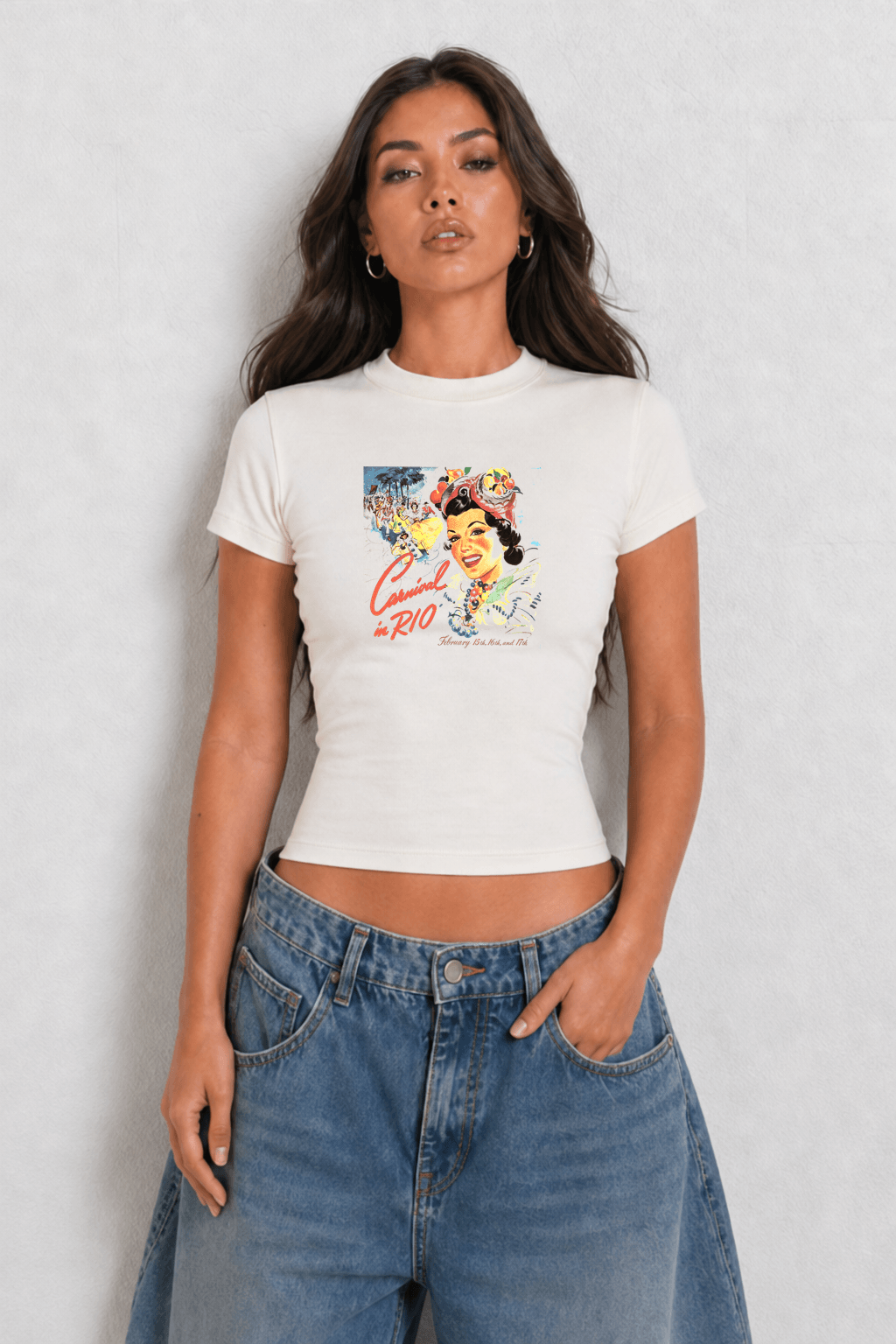 Carnival Rio Womens White Tee