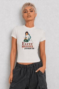 Elite Hotel Zurich Womens White Tee