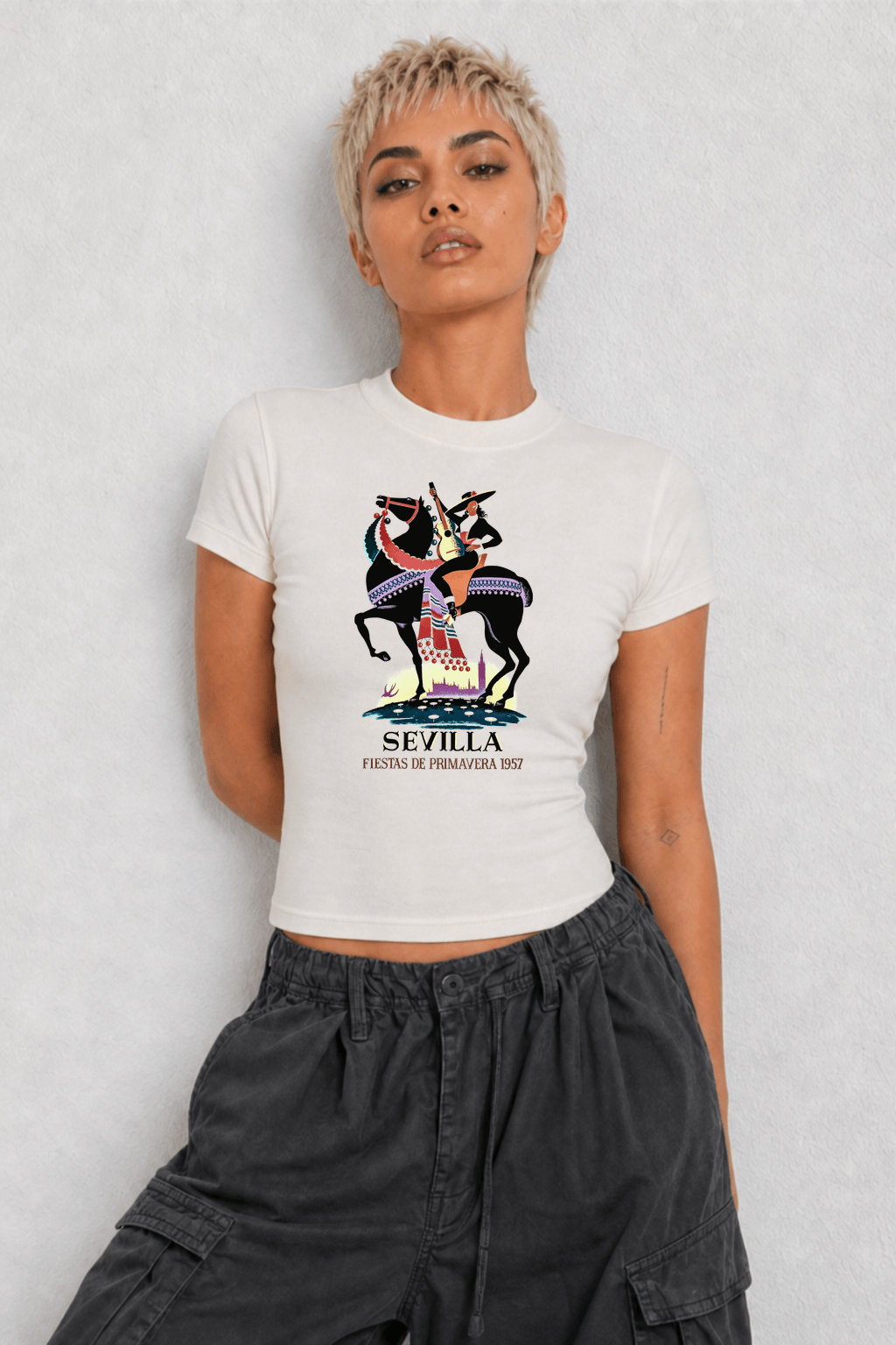 Sevilla Womens White Tee