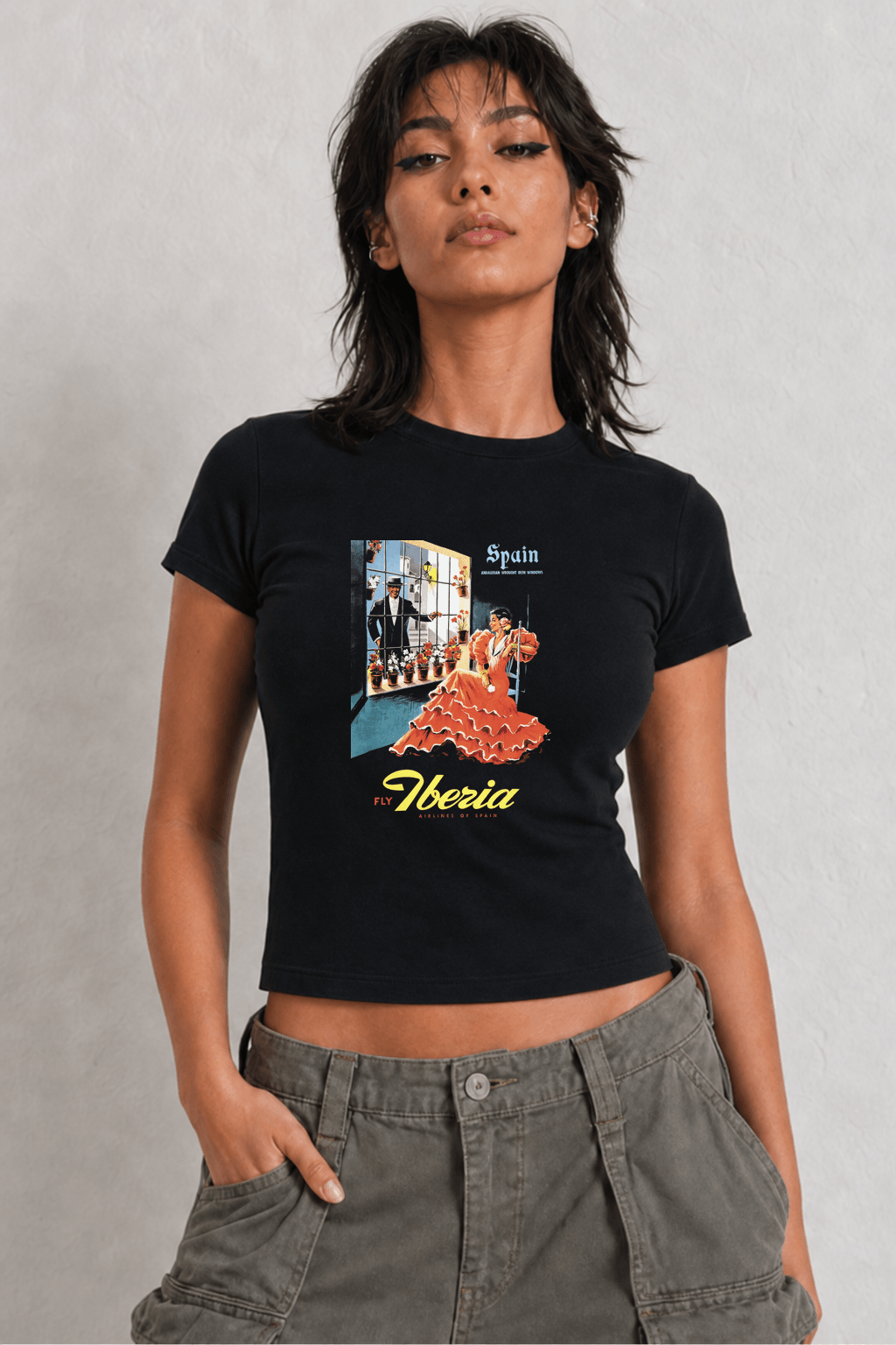 Ibezia Womens Black Tee