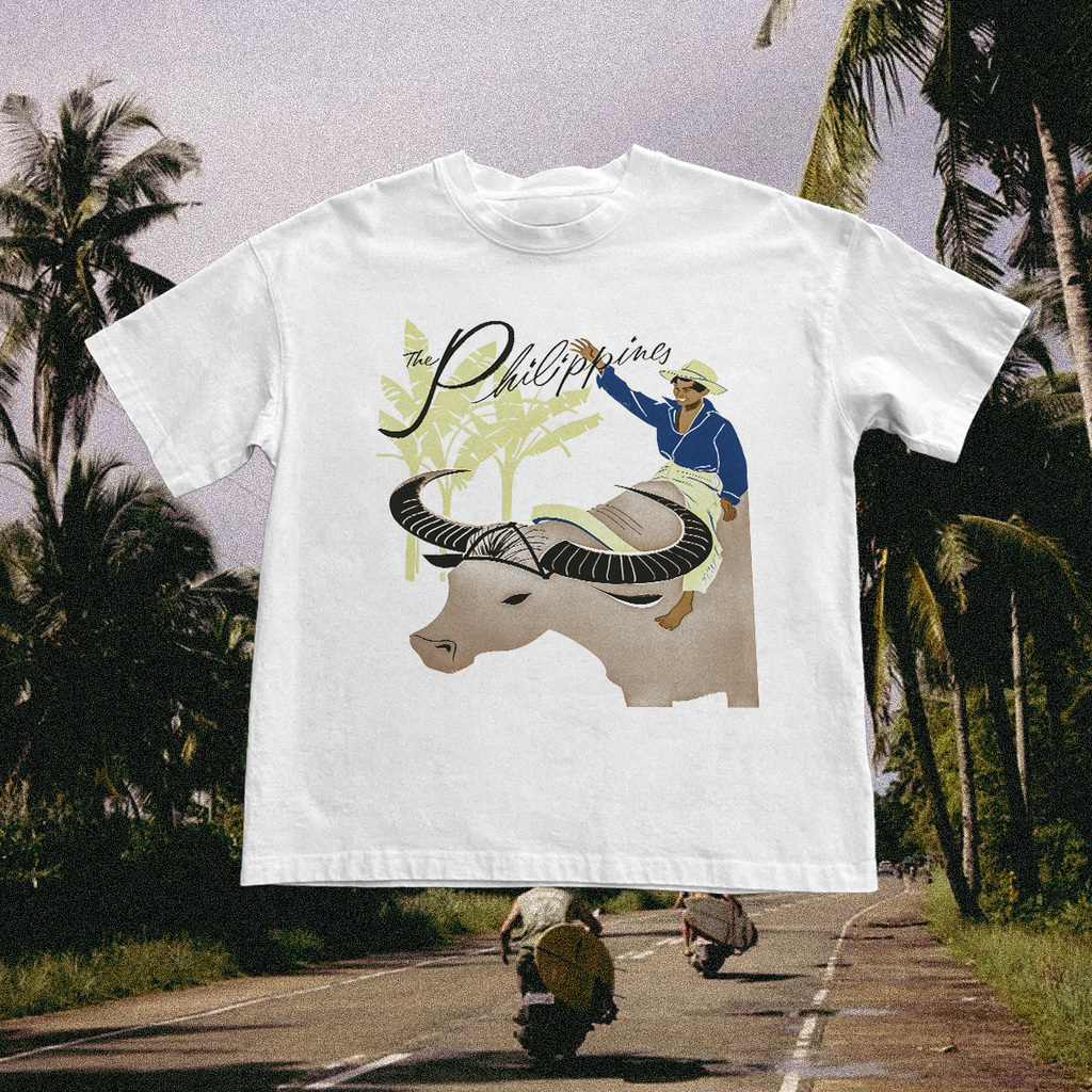 Philippines Vintage White Tee