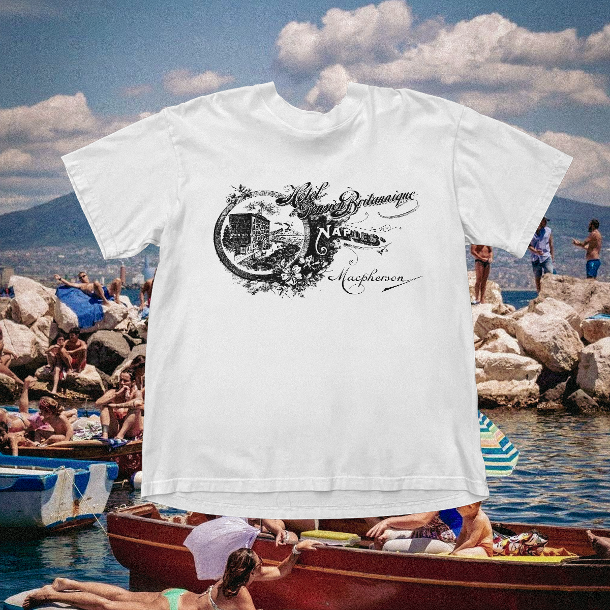 Naples Vintage White Tee
