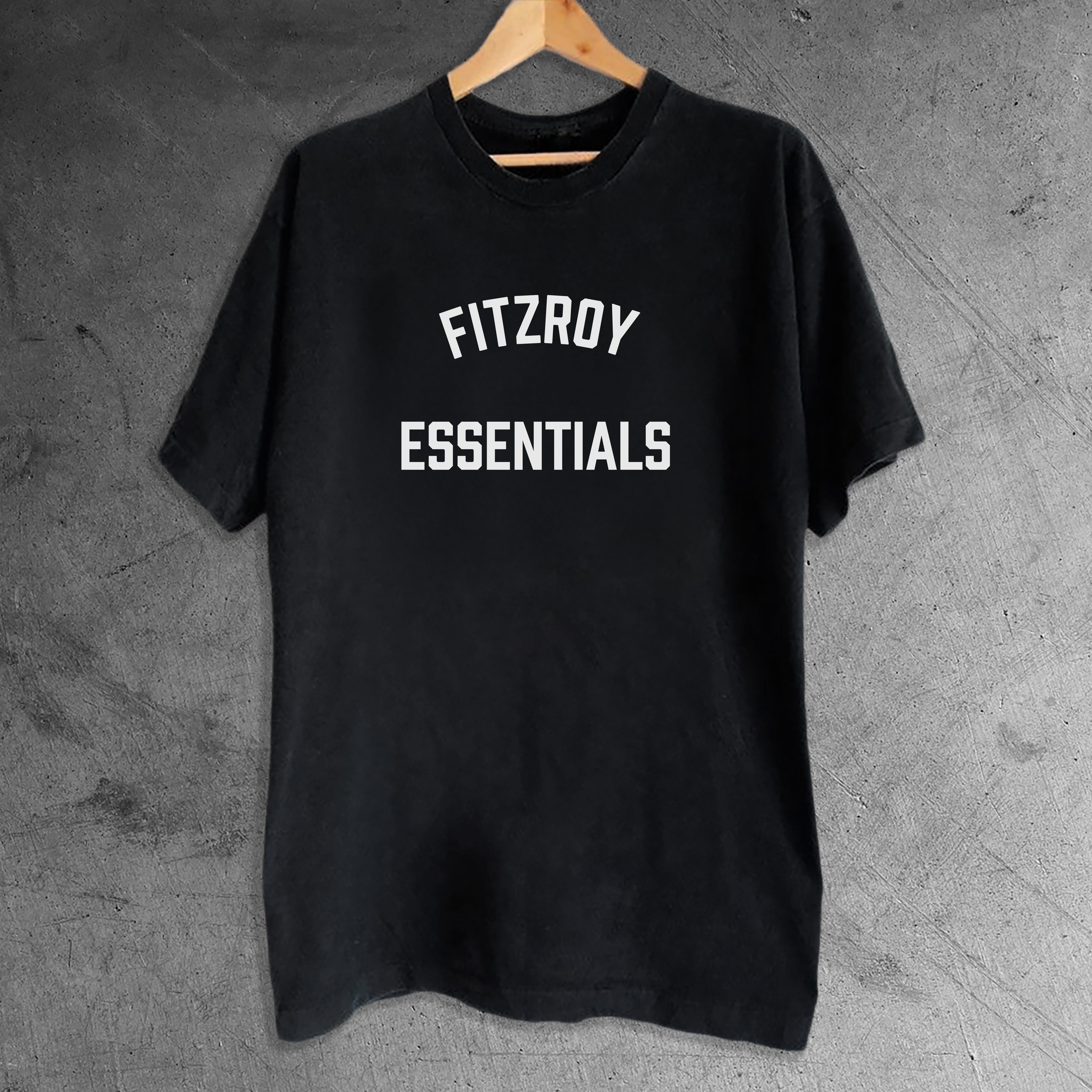 Fitzroy Essentials Black Tee