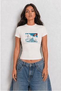 Switzerland 1945 Womens White Tee
