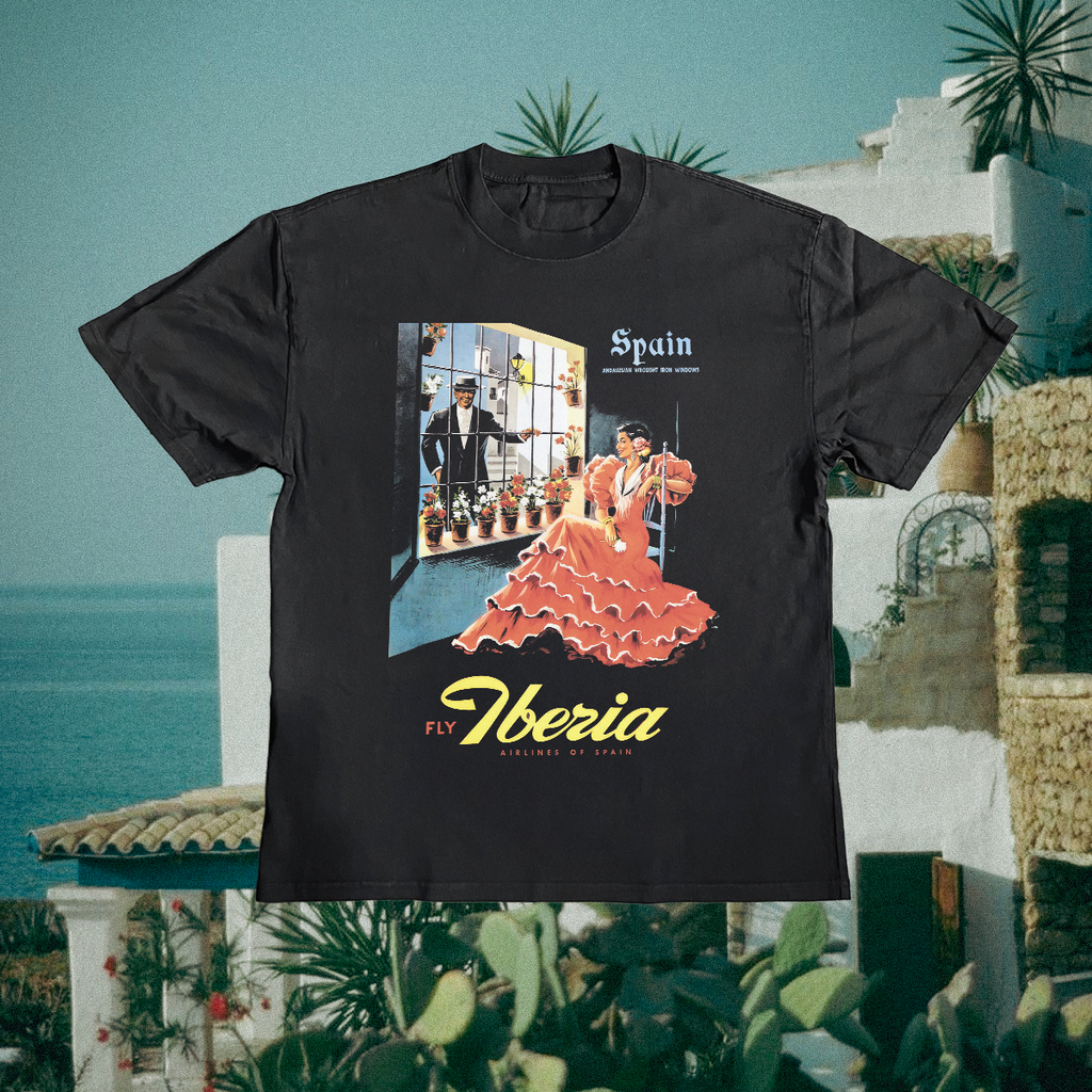 Ibezia Vintage Black Tee