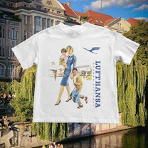 Lufthansa Vintage White Tee