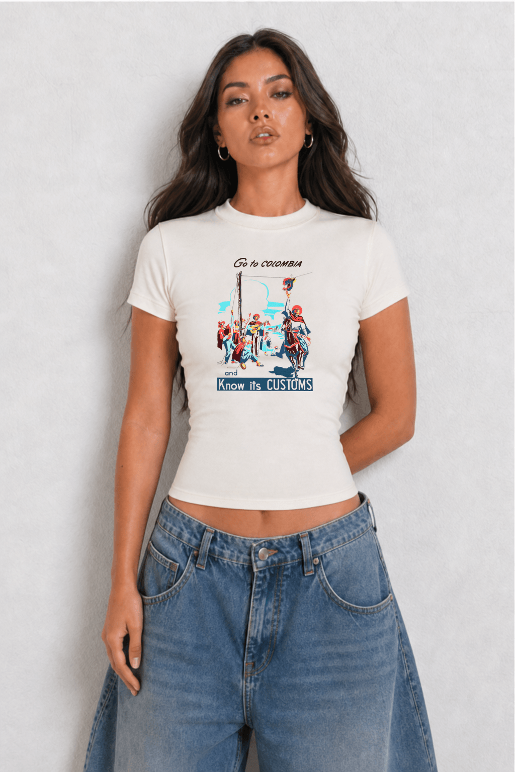 Colombia Womens White Tee