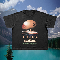 C.P.O.S. Vintage Black Tee
