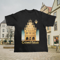Cruwell Tobacco Vintage Black Tee