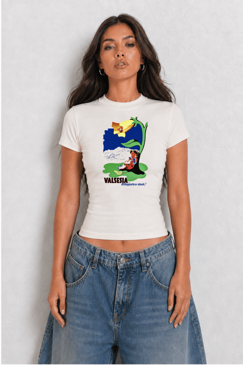 Vevey Womens White Tee