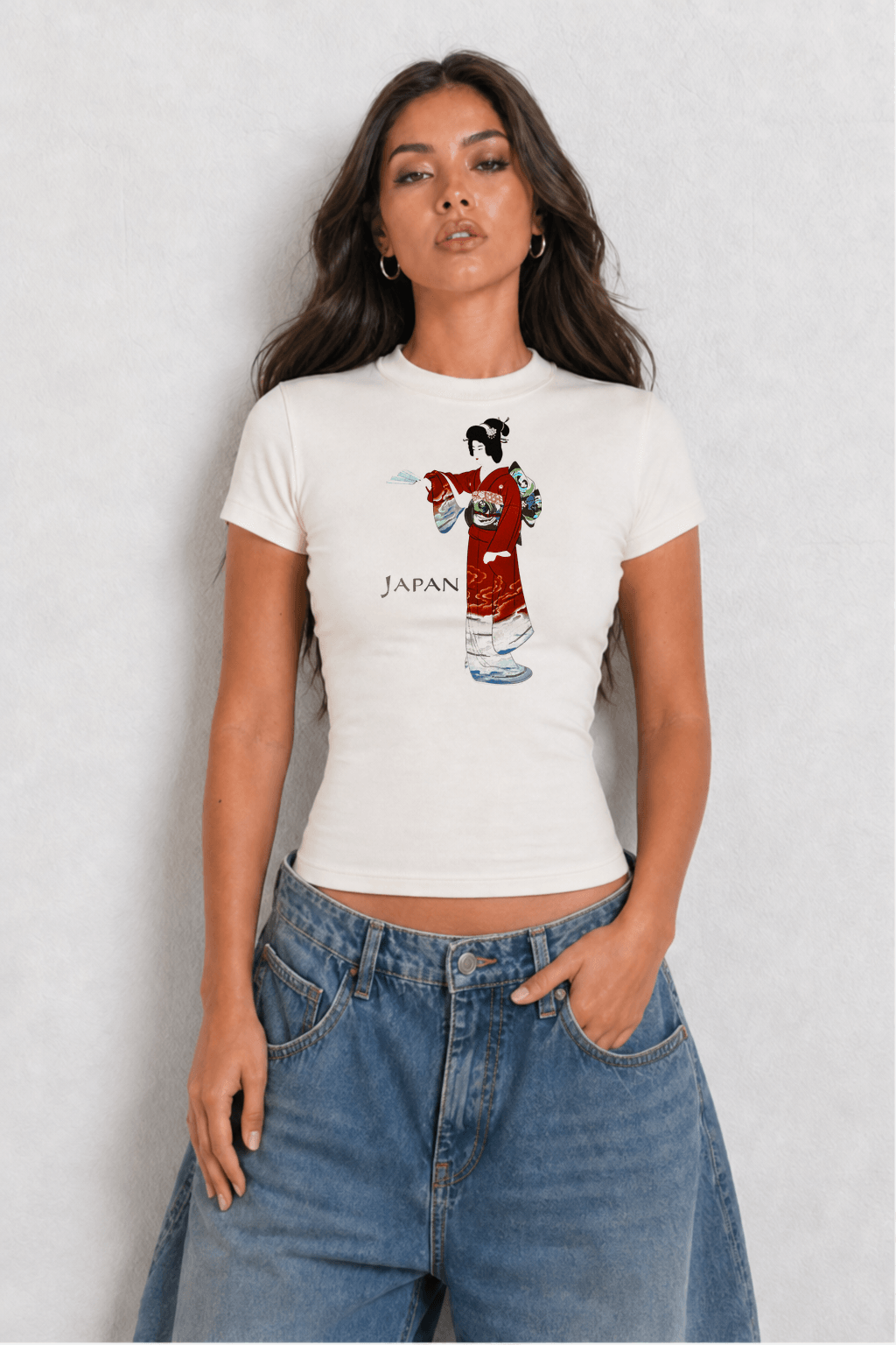 Japan Womens White Tee