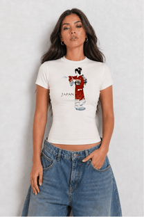 Japan Womens White Tee