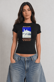 Salamanka Womens Black Tee