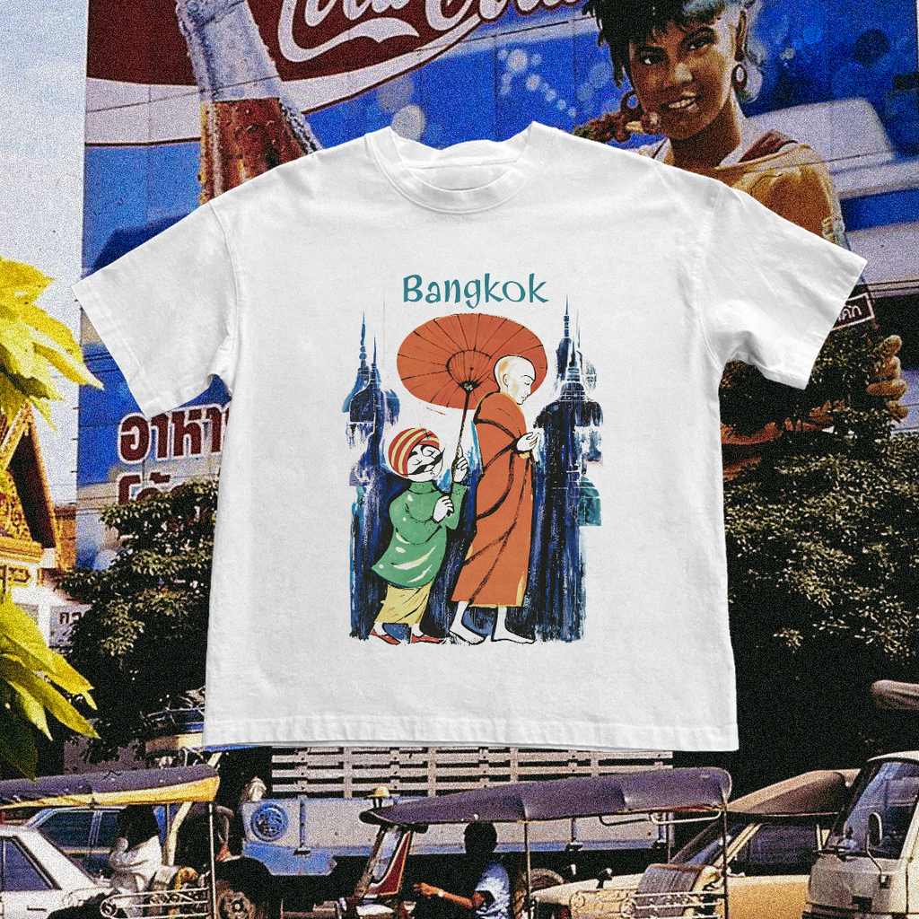 Bangkok Vintage White Tee