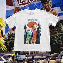 Bangkok Vintage White Tee