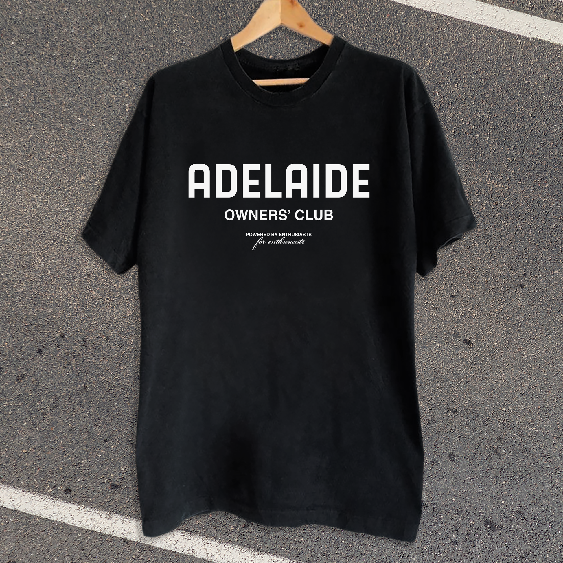 Adelaide Owners Club Black Tee