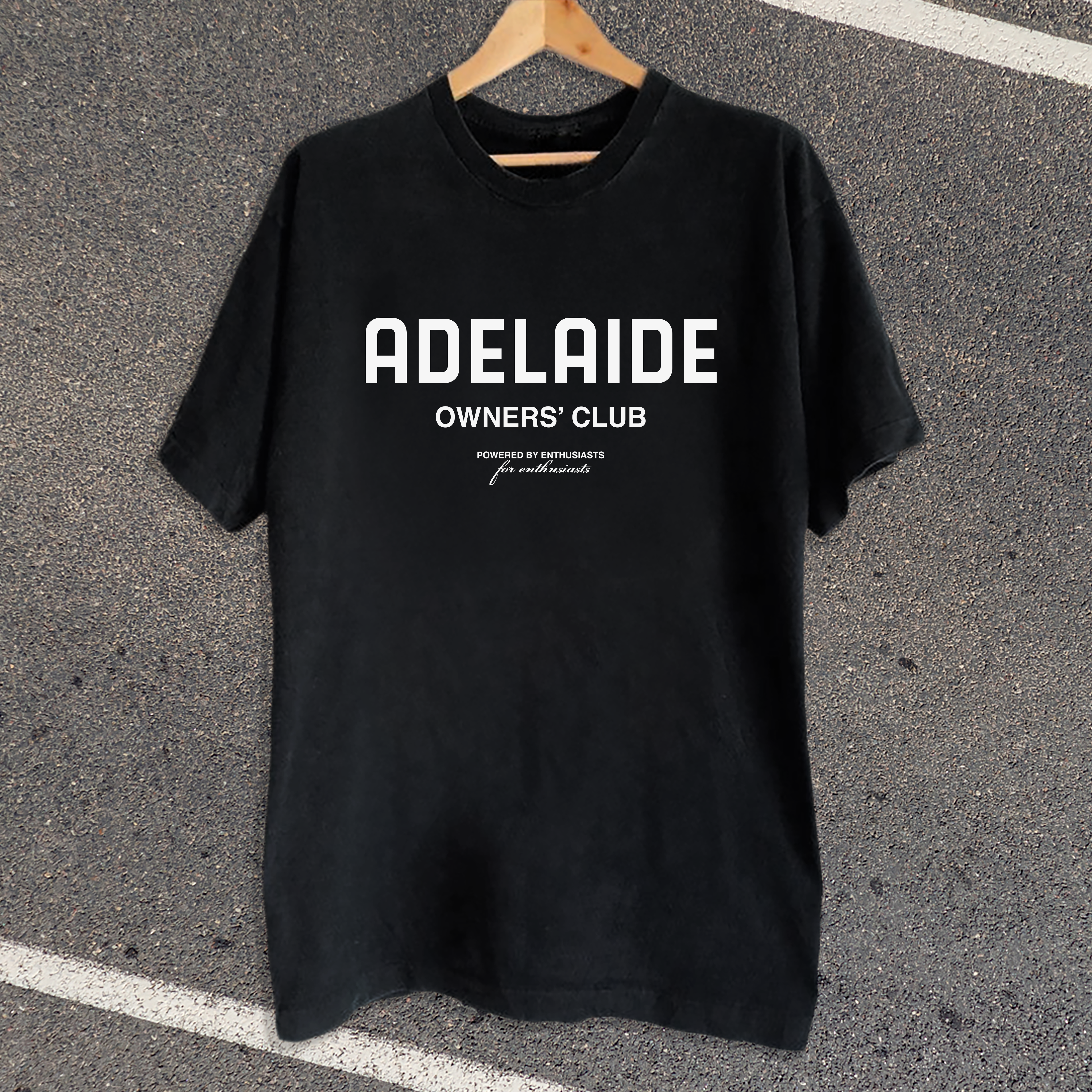Adelaide Owners Club Black Tee