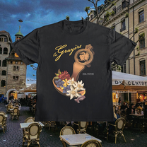 Suisse Vintage Black Tee