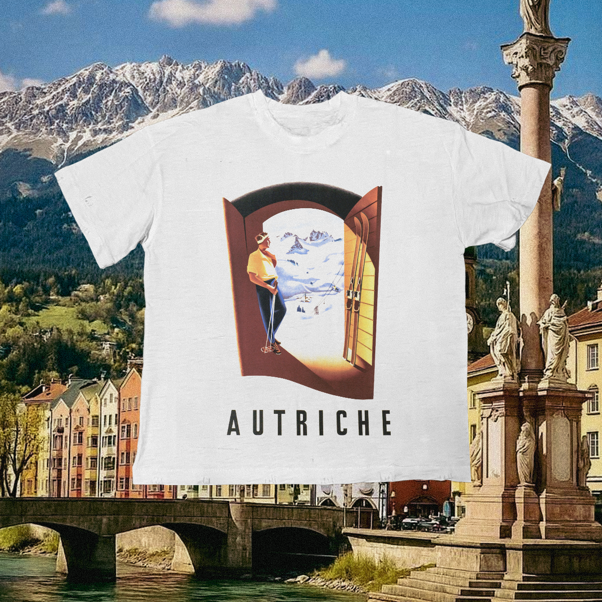 Autriche Vintage White Tee