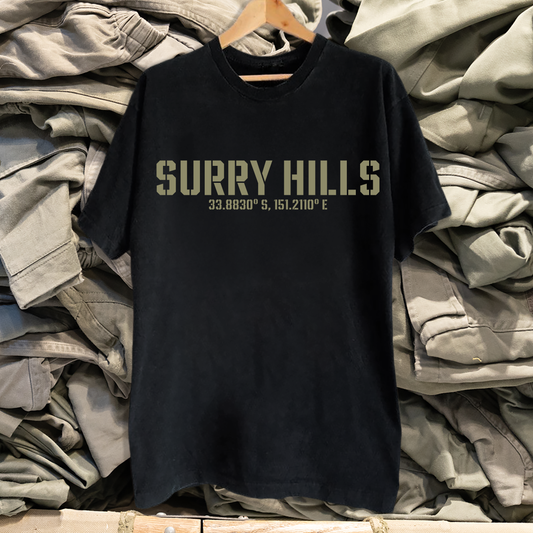 Surry Hills Service Black Tee