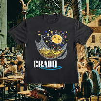 Grado Italy Vintage Black Tee