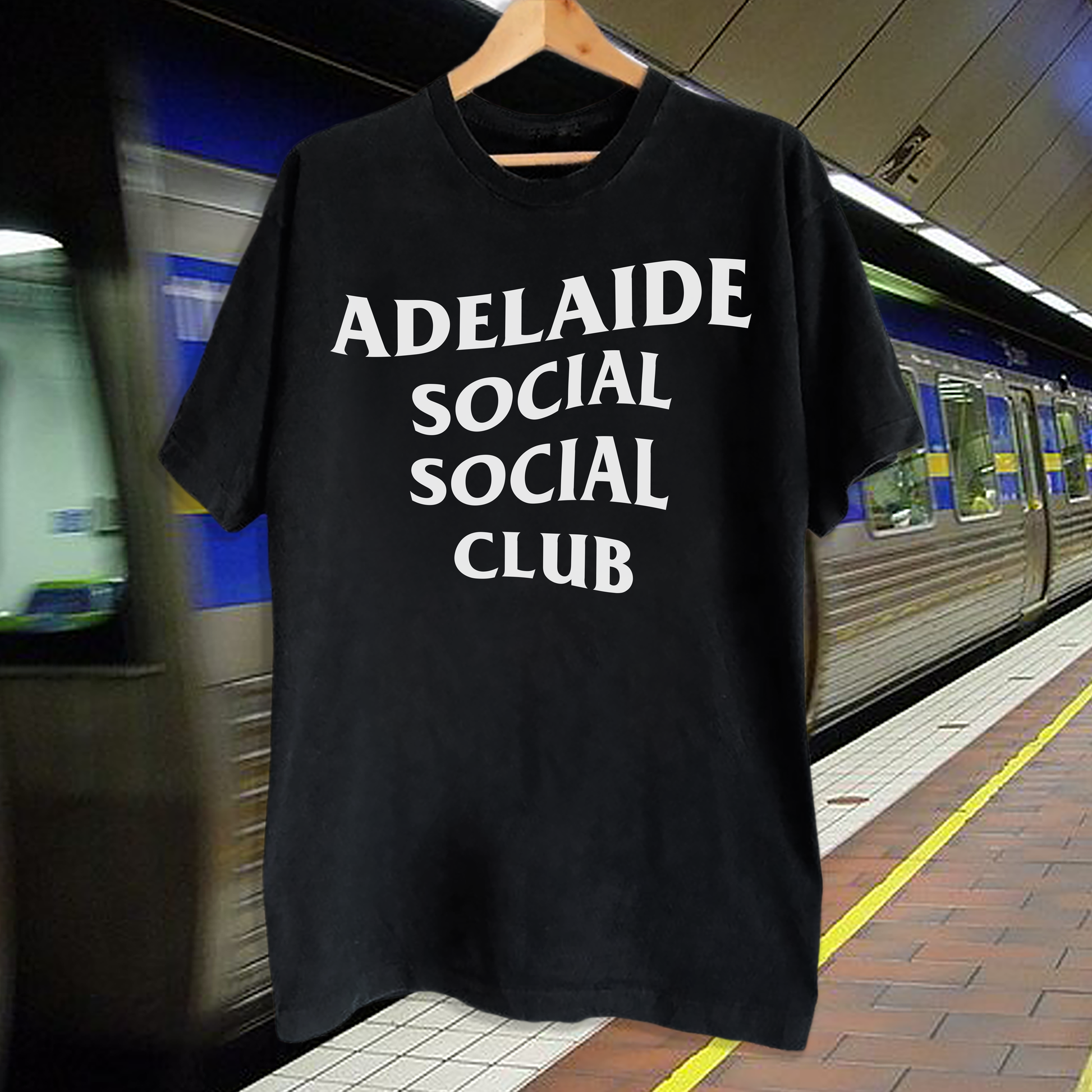 Adelaide Social Club Black Tee
