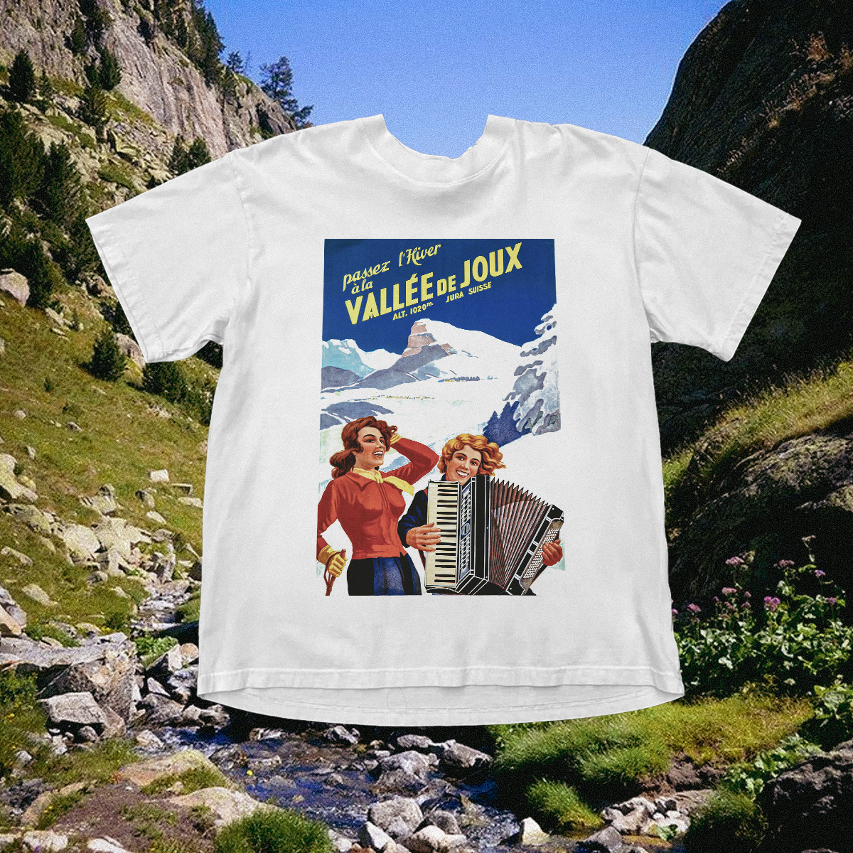 Vallee Vintage White Tee
