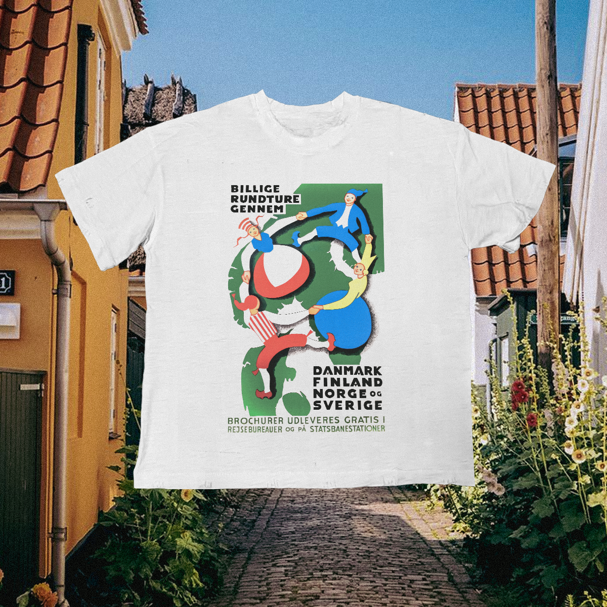 Denmark Vintage White Tee