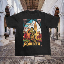 Aquileia Vintage Black Tee