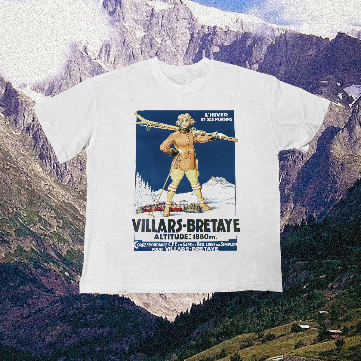 Villars Bretay Vintage White Tee