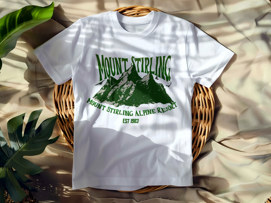 Mount Stirling White tee