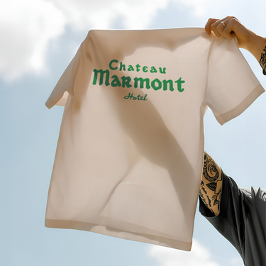 Chateau Marmont White Washed Tee