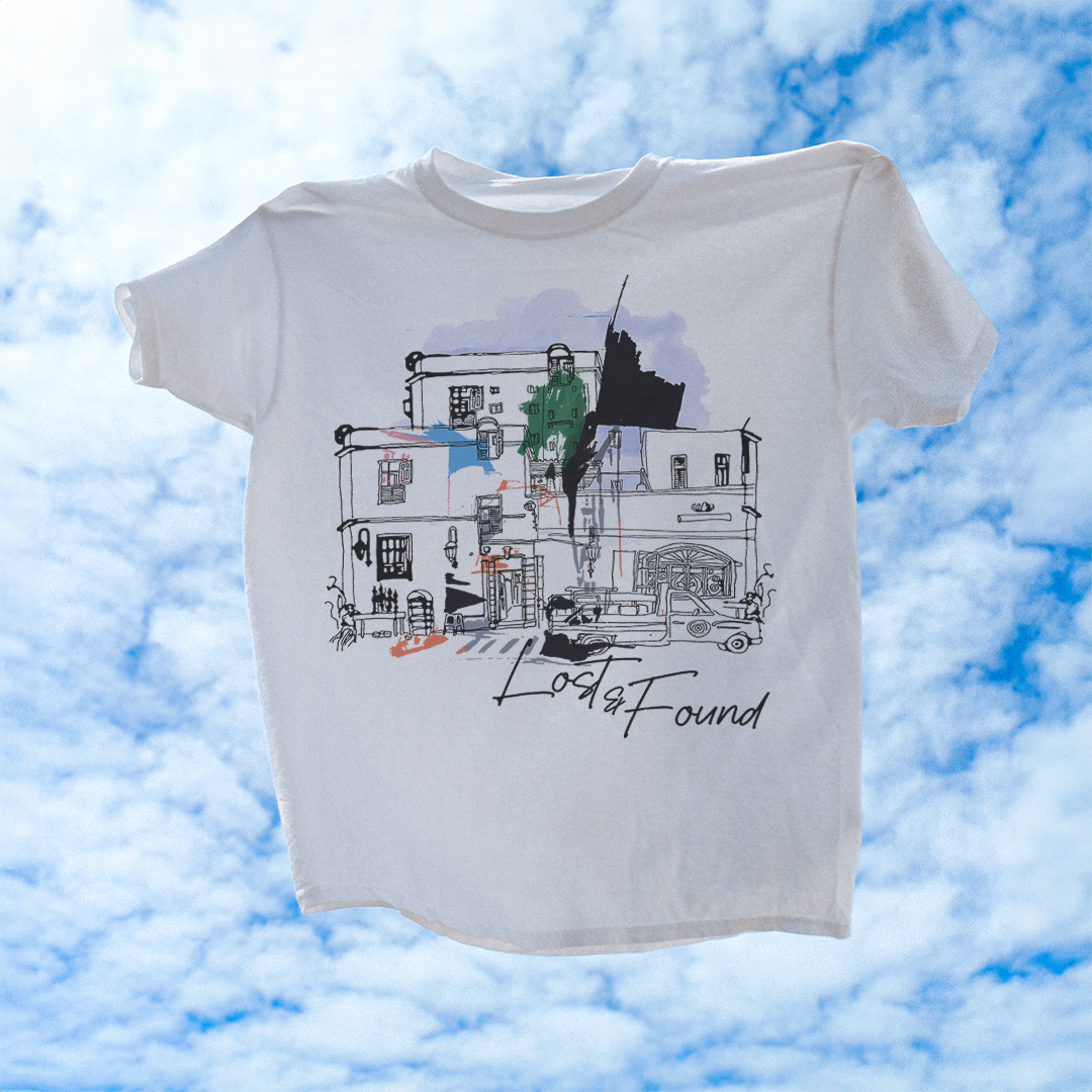 Hotel Paradiso White Washed Tee