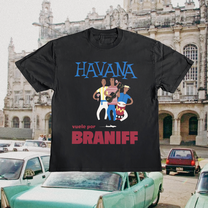 Havana Braniff Vintage Black Tee