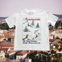 Romania Vintage White Tee
