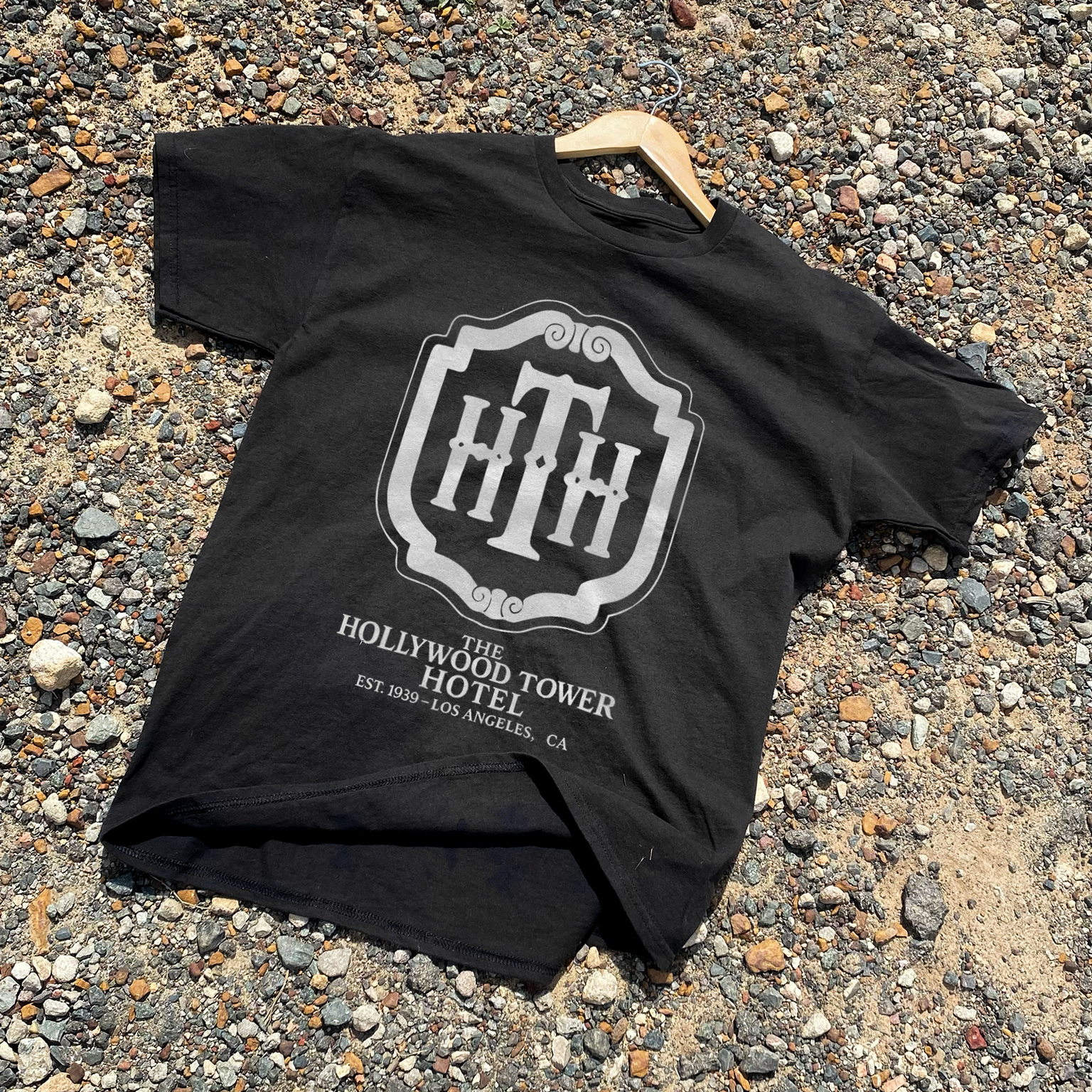 Tower Of Terror' Hollywood Hotel Black T-Shirt