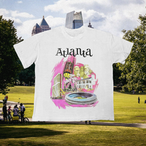 Atlanta Vintage White Tee