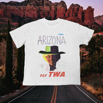 Arizona Vintage White Tee