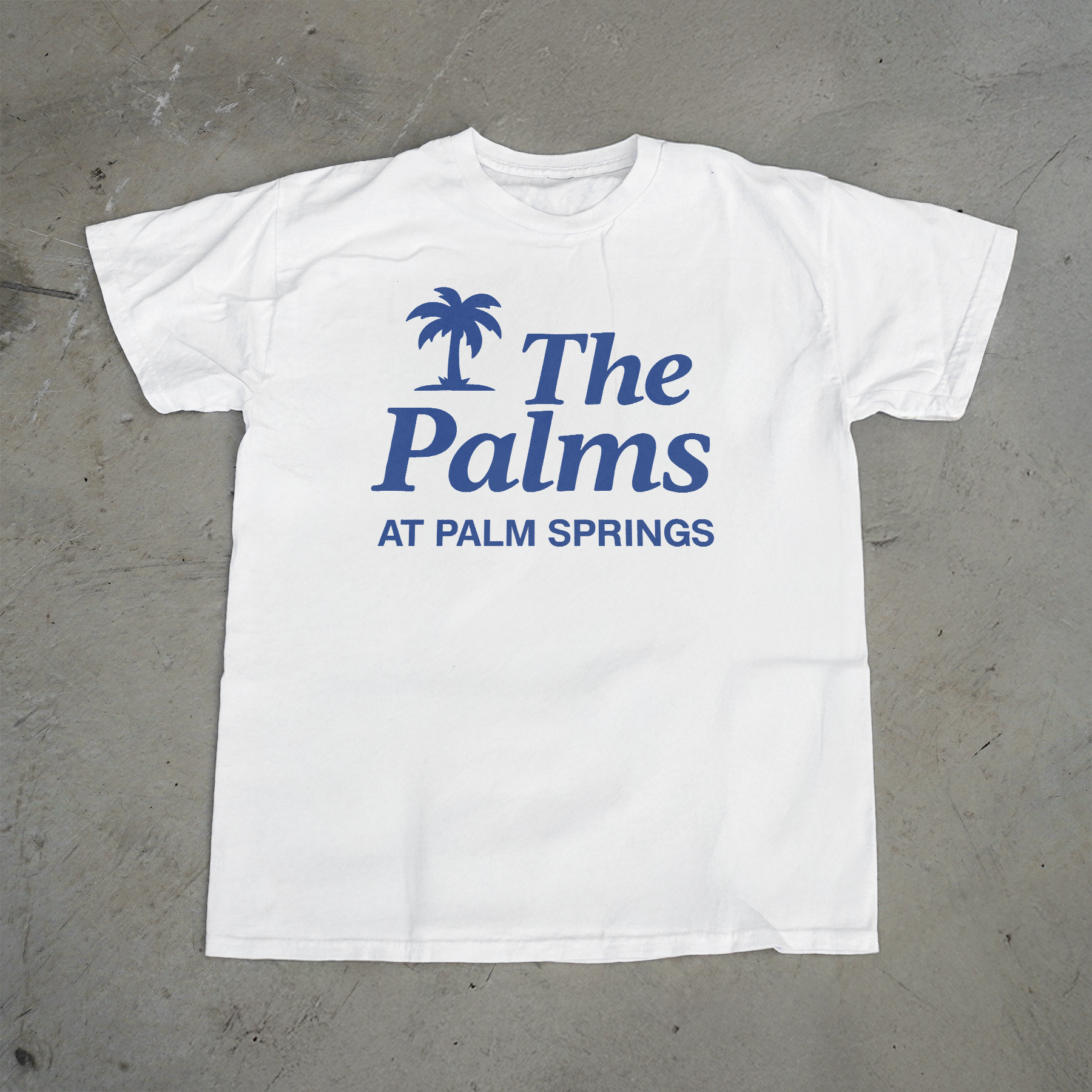 'THE PALMS' PALM SPRINGS WHITE T-SHIRT