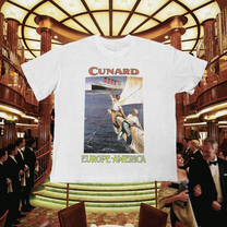 Cunard Vintage White Tee